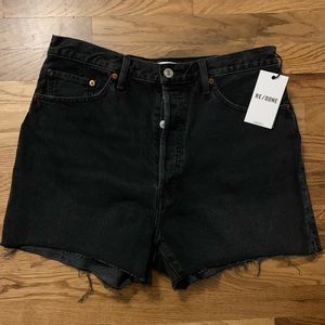 REDONE Black Cut Offs Size 31